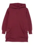 MSGM Kids hooded flap-pocket dress - Red