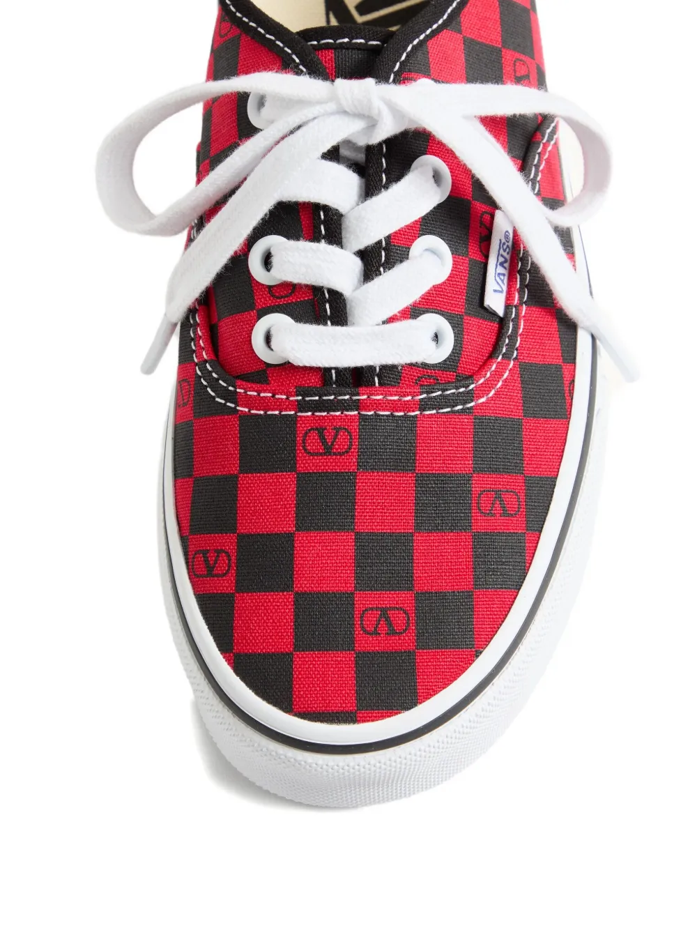 Valentino Garavani x Vans V-logo checkerboard sneakers Red