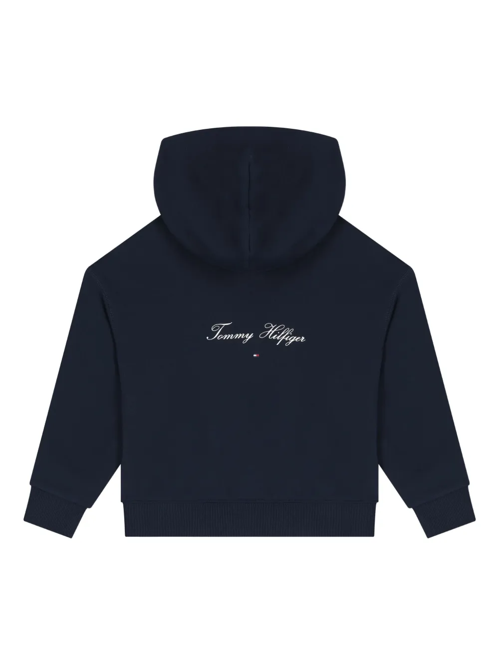 Tommy Hilfiger Junior logo-lettering zip-up hoodie | Girls Hoodies & Sweatshirts | Image 2