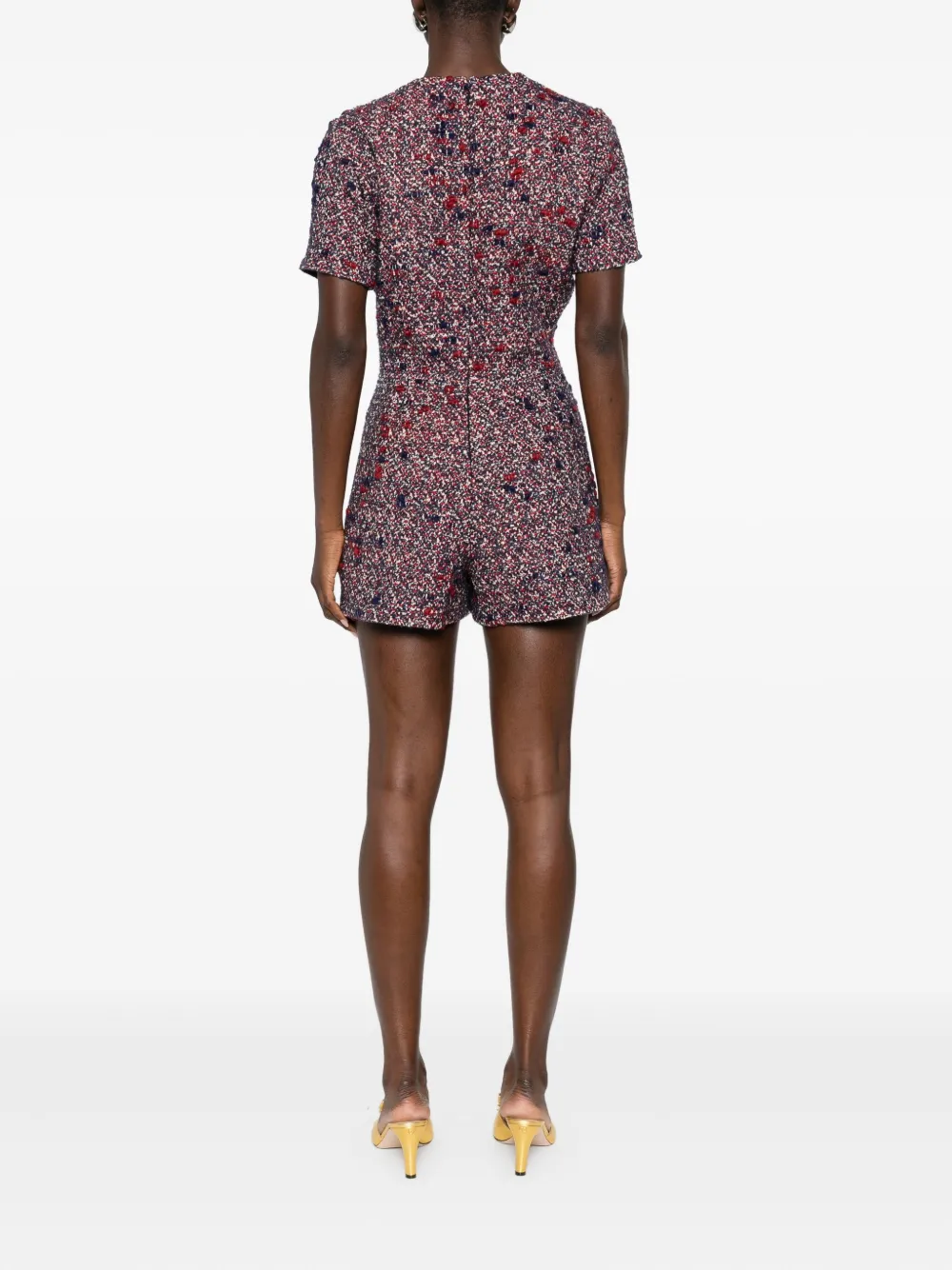 Gucci Playsuit met korte mouwen en knopen 4956