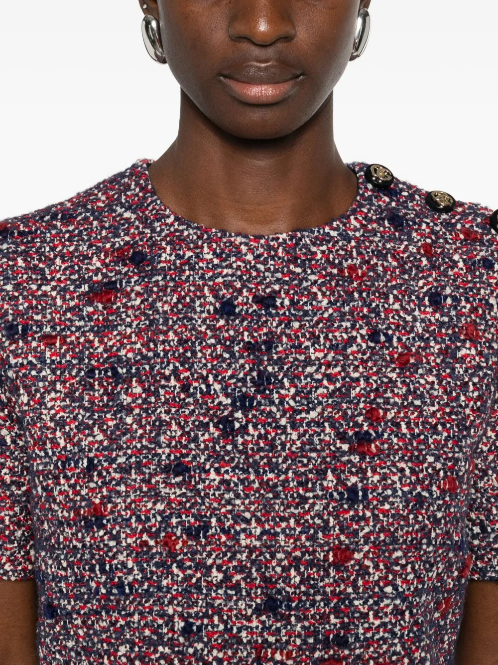 Gucci Playsuit met korte mouwen en knopen 4956