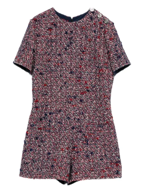 Gucci buttoned short-sleeve playsuit 