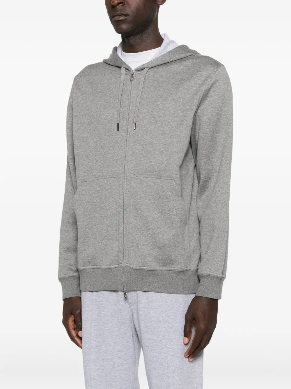 BRUNELLO CUCINELLI グレー パーカー Brunello Cucinelli ジップアップ パーカー | グレー | FARFETCH JP