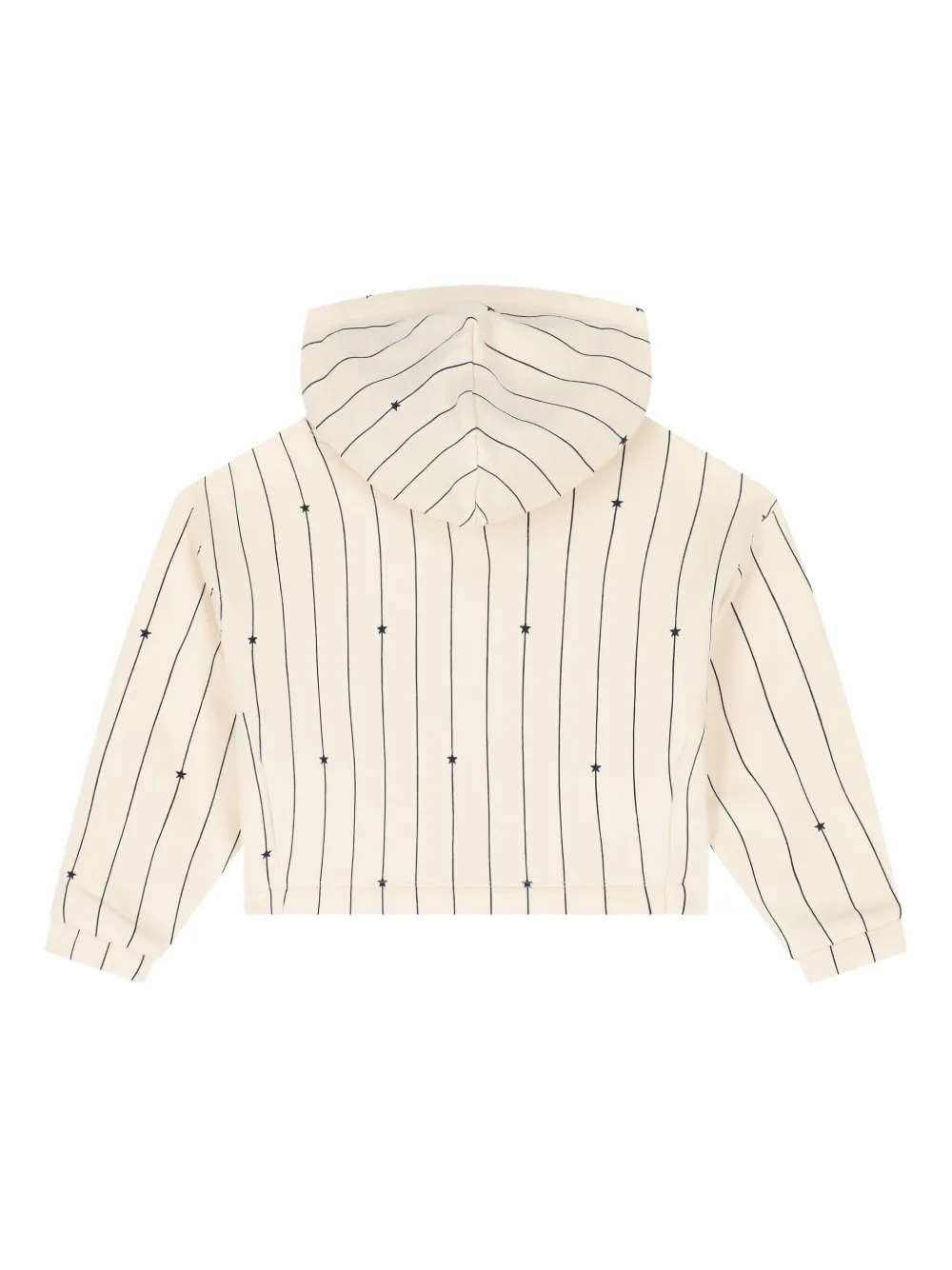 Tommy Hilfiger Junior Striped Stars Hoodie In Gold