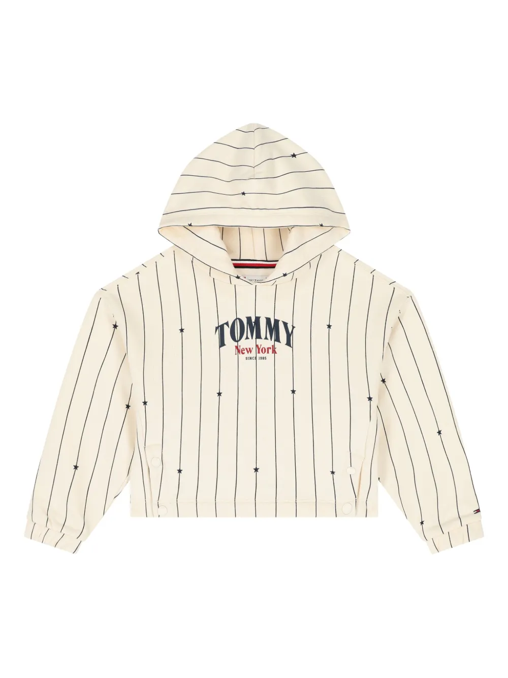 Tommy Hilfiger Junior Striped Stars Hoodie In Gold