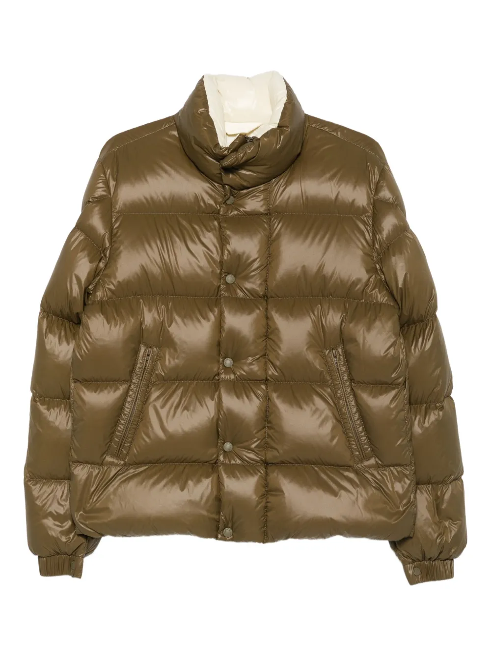 Moncler Tripiti ハイネック キルティングジャケット - グリーン Moncler Tripiti ハイネック キルティングジャケット - グリーン