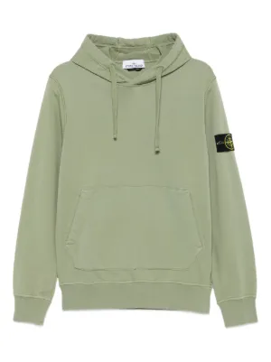 Stone  コンパスバッジ　パーカー Stone Island コンパスバッジ パーカー | ブルー | FARFETCH JP