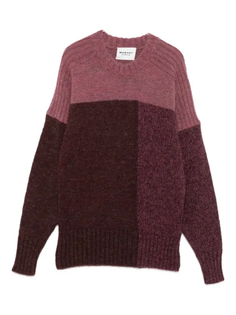 MARANT ÉTOILE colour-block ribbed sweater