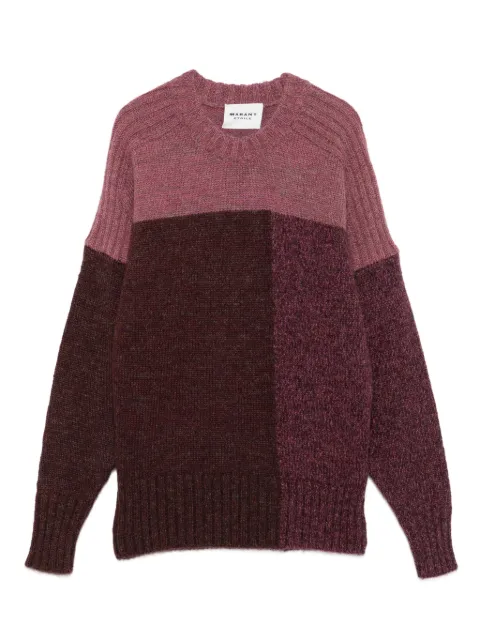 MARANT ÉTOILE colour-block ribbed sweater