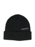 Premiata ribbed-knit beanie - Grey