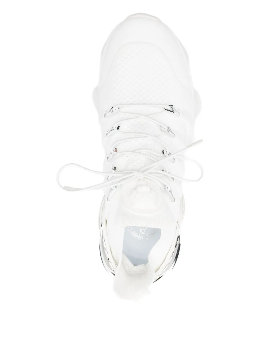 Plein Sport logo-detail platform low-top sneakers White