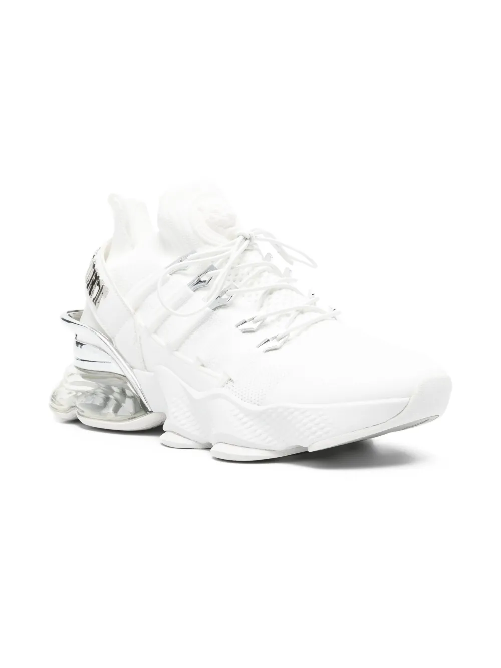 Plein Sport Logo-detail Platform Low-top Sneakers In White
