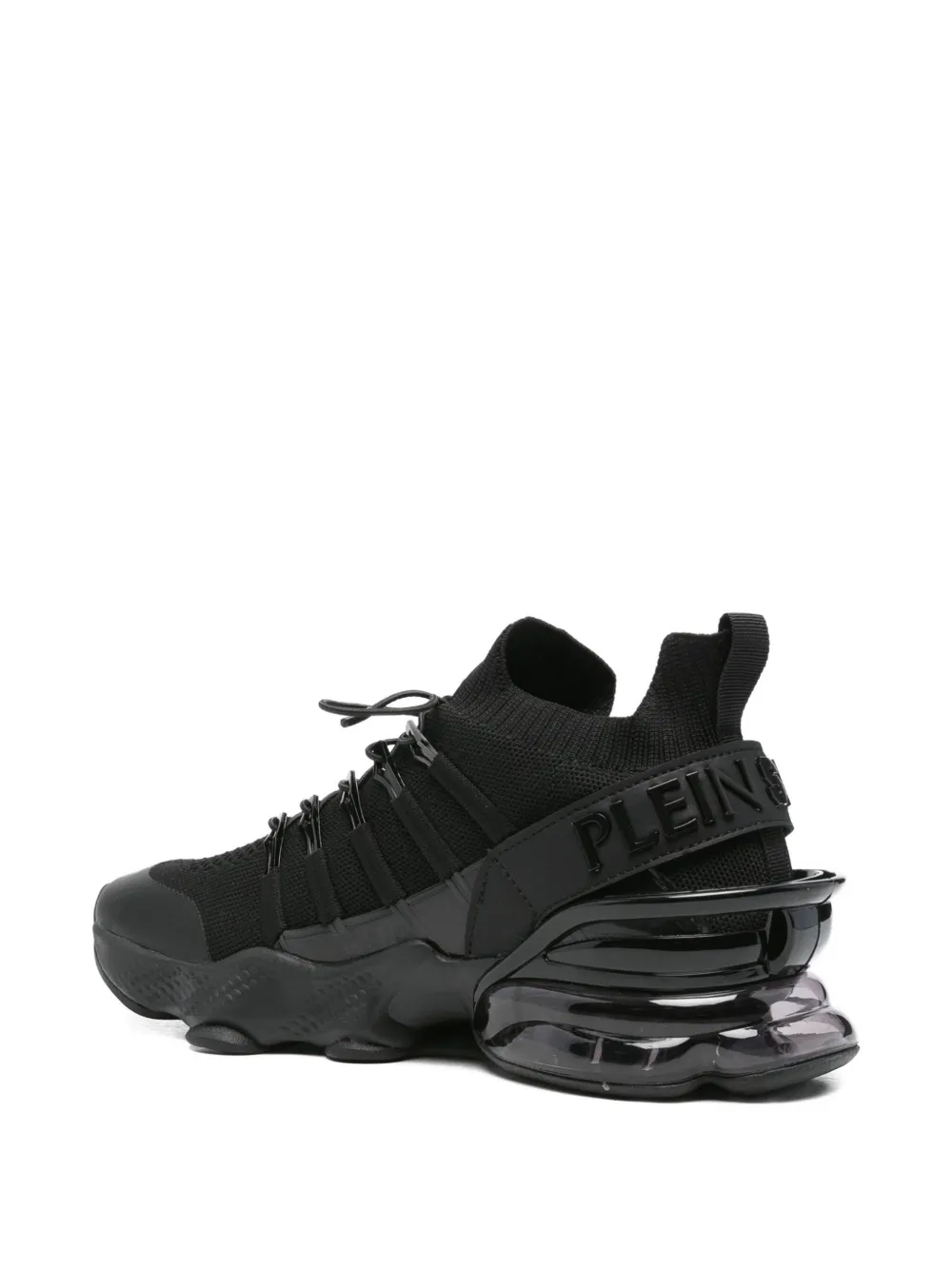 Plein Sport knitted-upper chunky sneakers Black