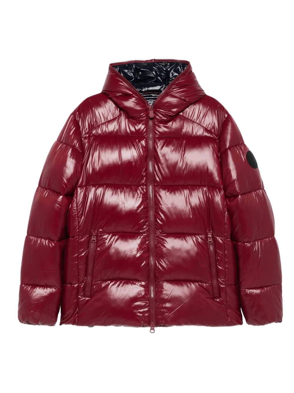 Save The Duck Edgard hooded puffer jacket | Red | Image 1