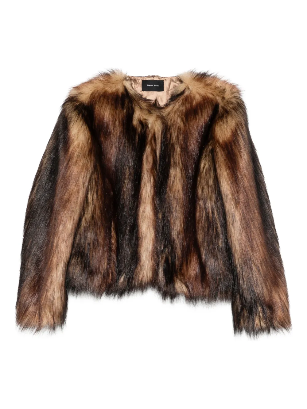 Simone Rocha faux-fur jacket | Brown | Image 1