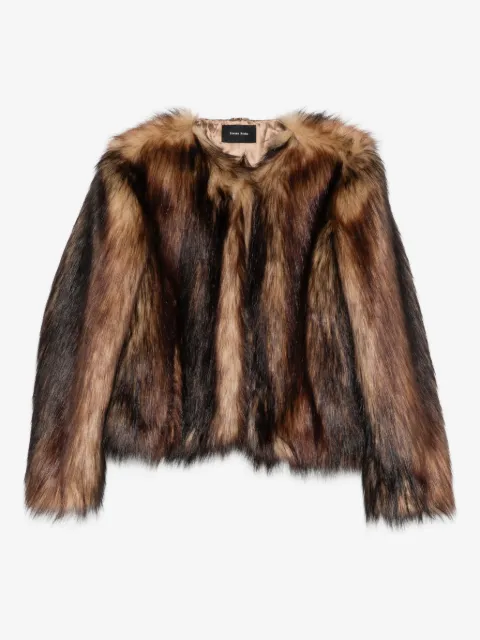 Simone Rocha faux-fur jacket