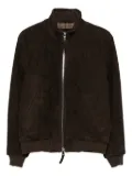 The Jackie Leathers zip-front jacket - Brown