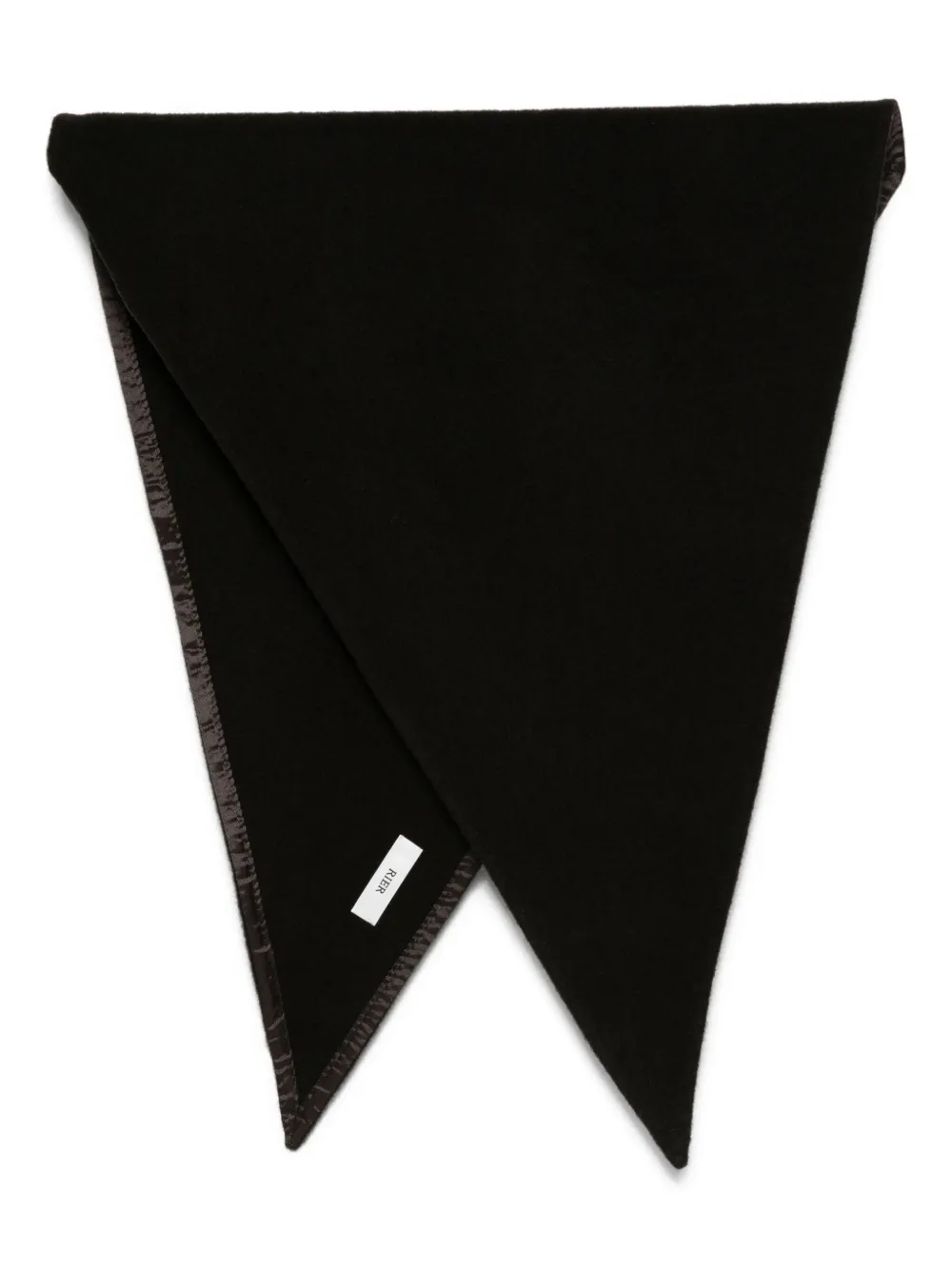 Rier triangular scarf | Brown | Image 1