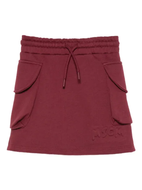 MSGM Kids falda con bolsillos de solapa