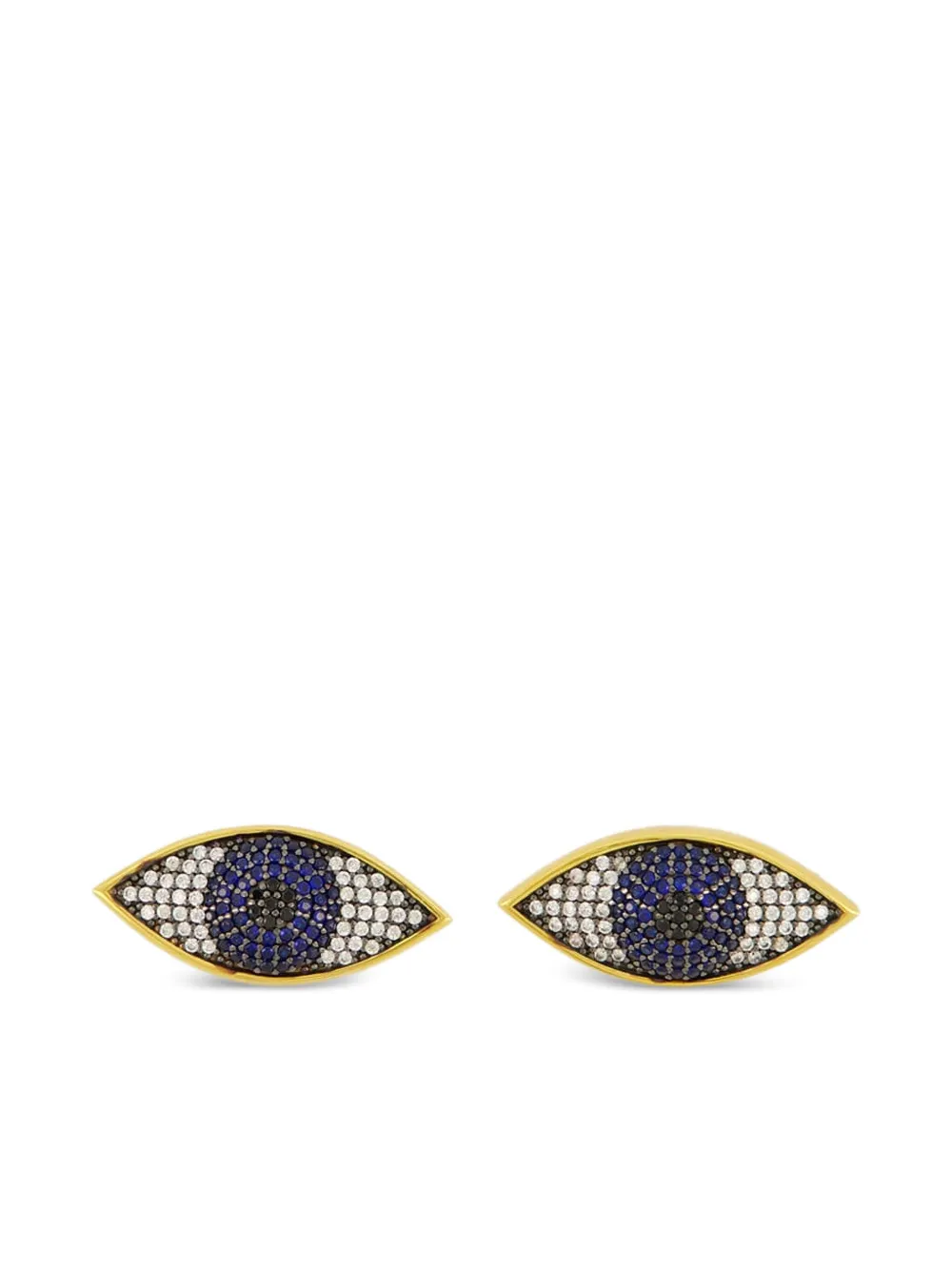 Begüm Khan Nazar eyes mini earrings | Gold | Image 1