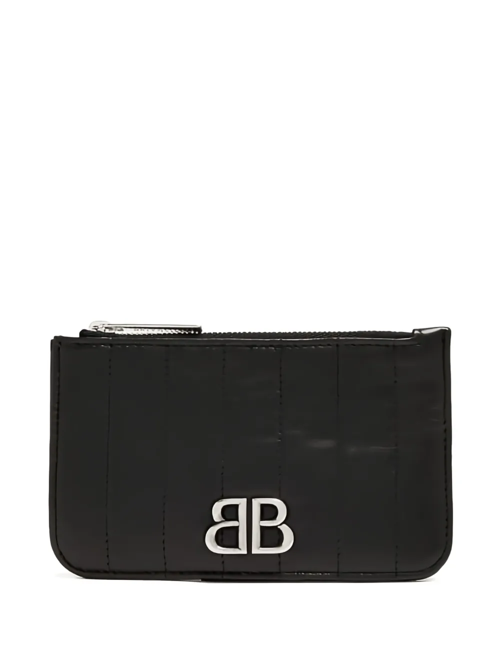 Balenciaga Pasjeshouder met logoplakkaat Zwart