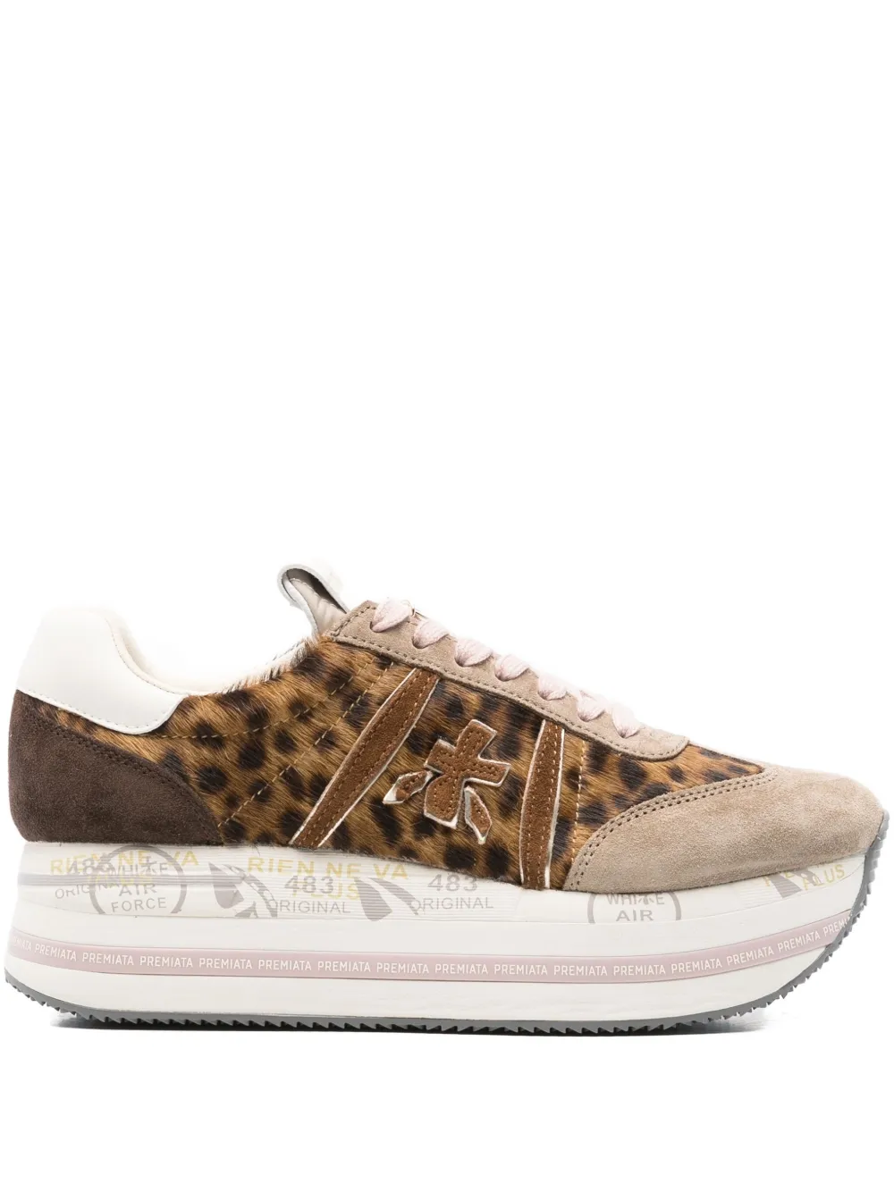 Premiata Beth 7741 platform sneakers Neutrals