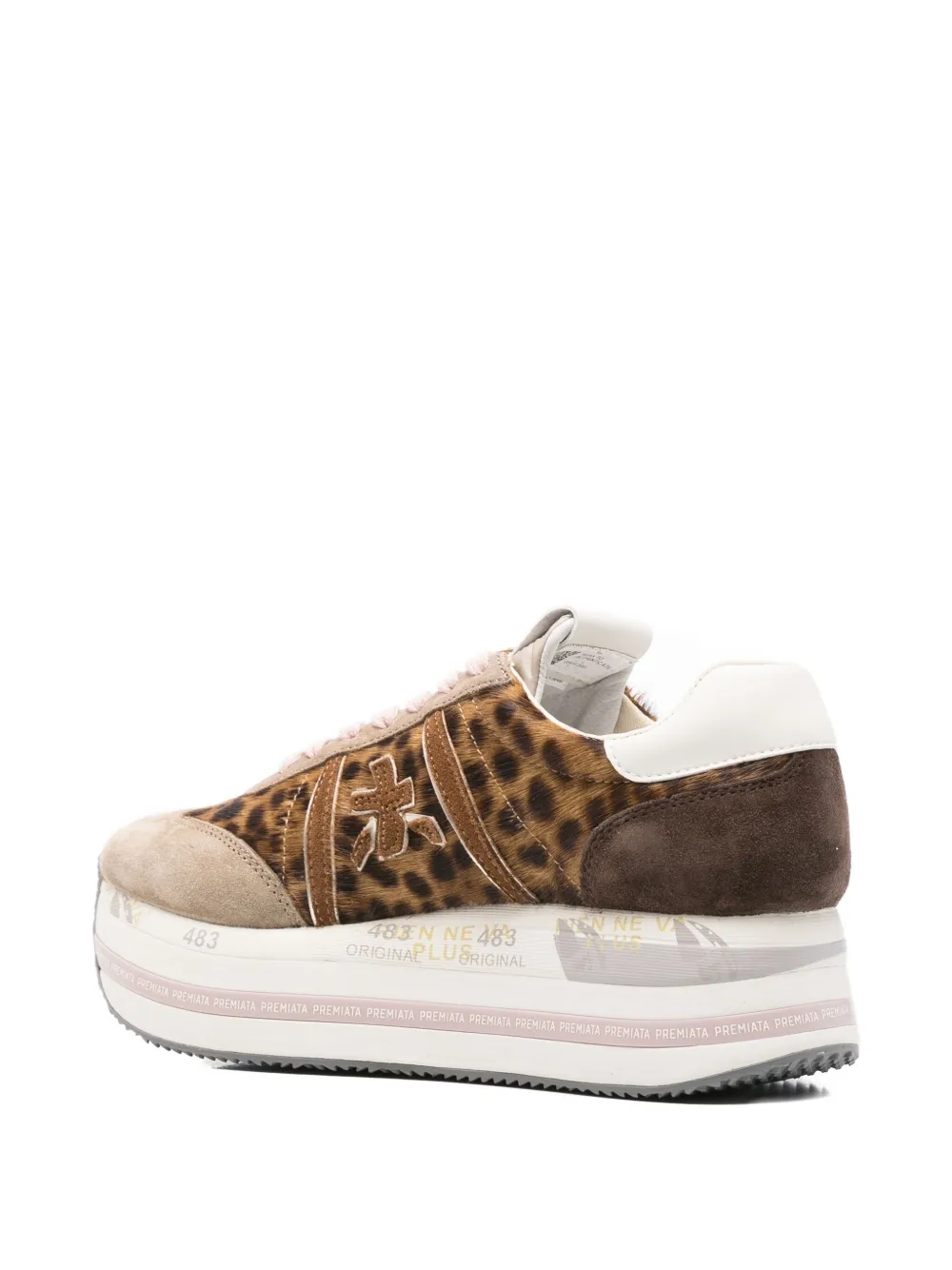 Premiata Beth 7741 platform sneakers Neutrals