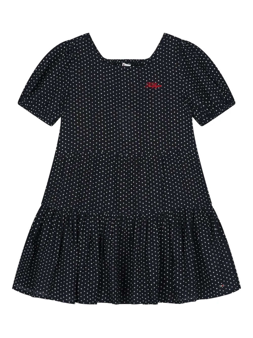 Tommy Hilfiger Junior embroidered-logo dress | Blue | Image 1