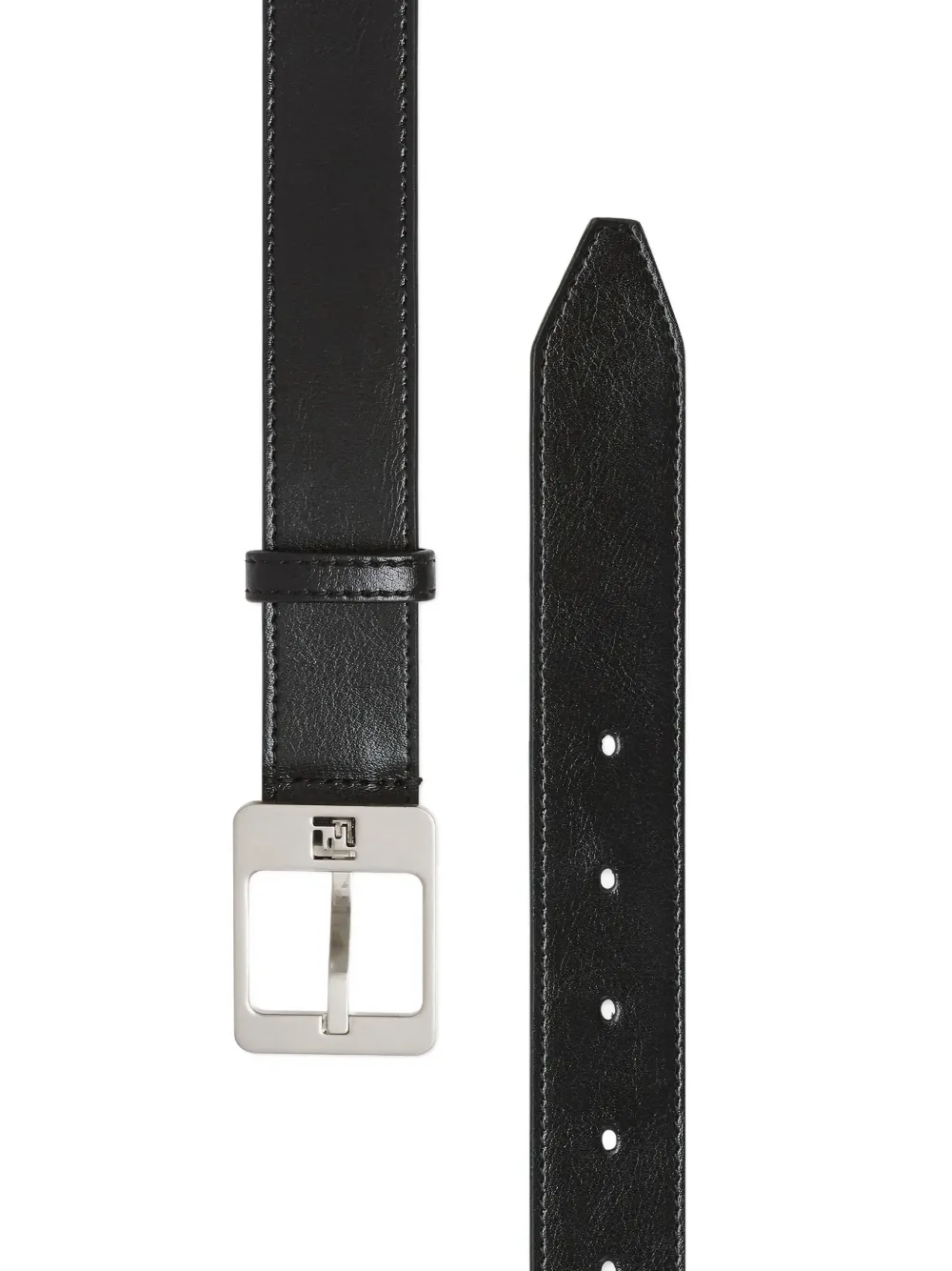 FENDI Leren riem Zwart