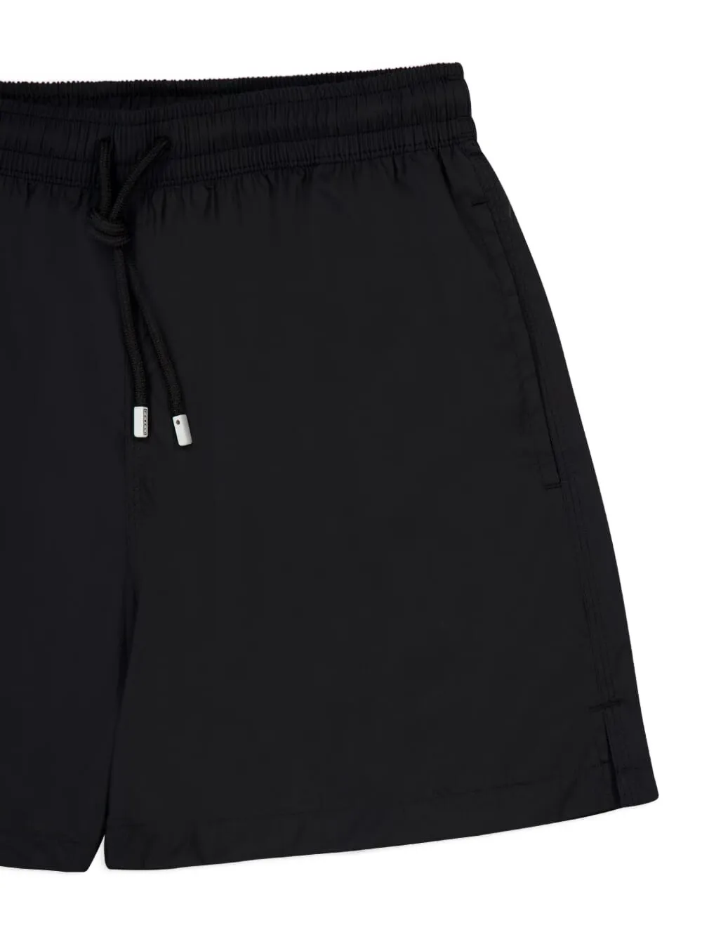 Fedeli Madeira Drawstring-waist Swim Shorts In Black