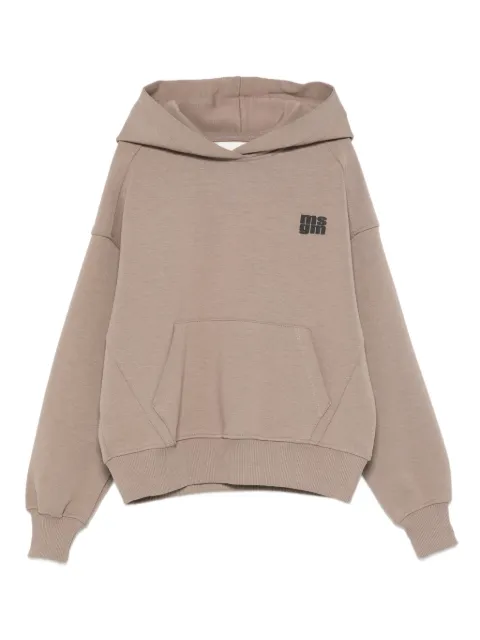 MSGM Kids logo-print hoodie