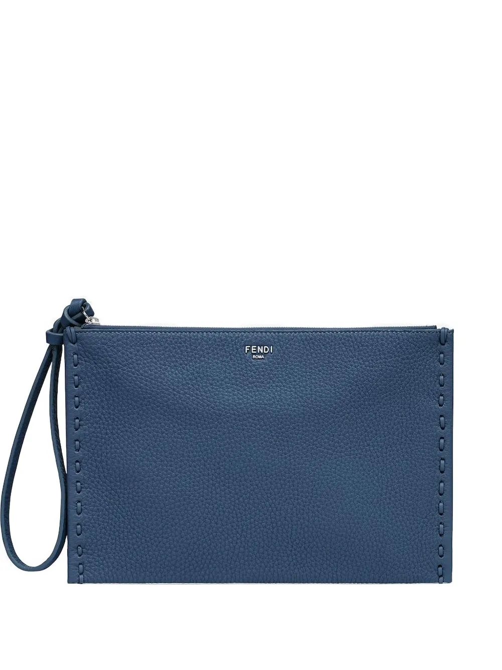 FENDI small Peekaboo flat clutch bag Blauw