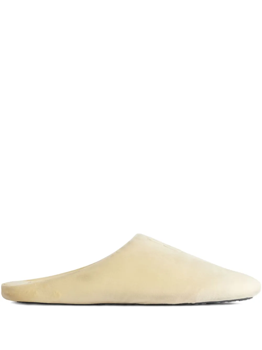Balenciaga Château velvet mule Neutrals