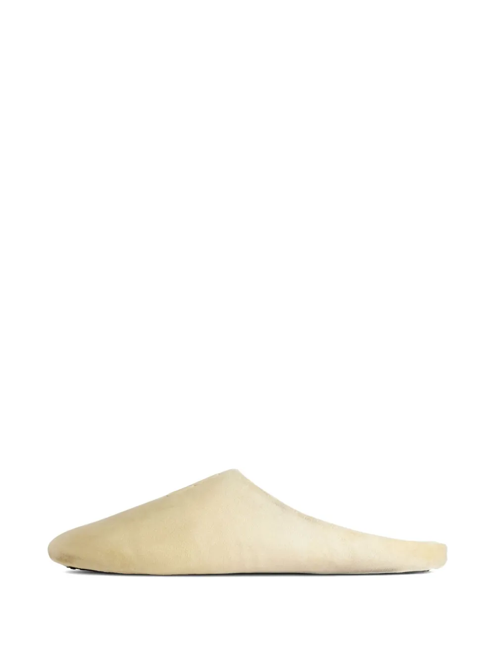 Balenciaga Château velvet mules Neutrals