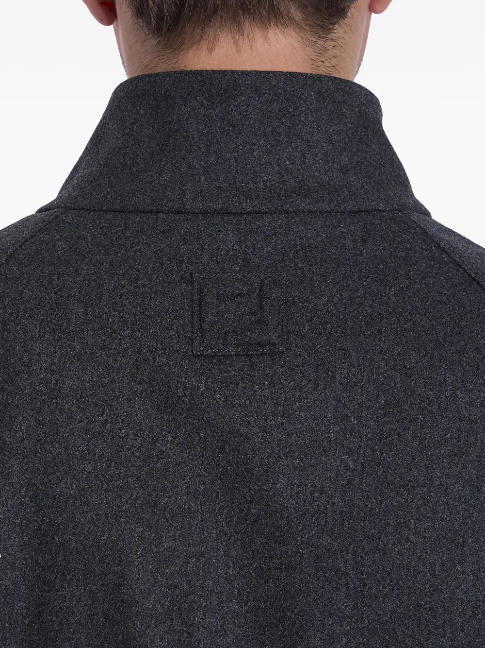 FENDI zip-fastening bomber jacket Zwart