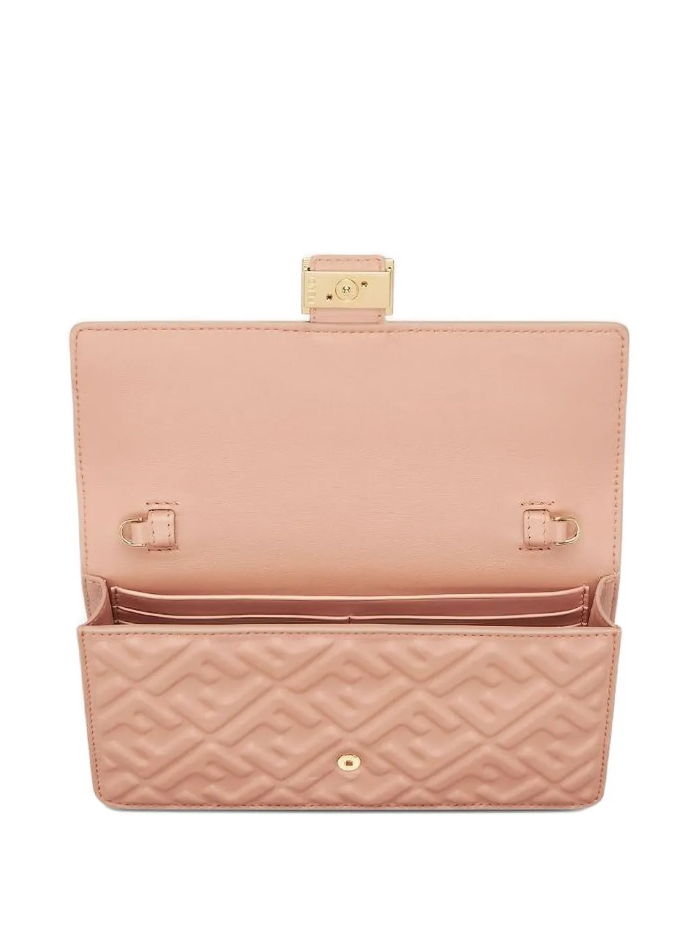 Fendi Ff-motif Shoulder Bag In Pink