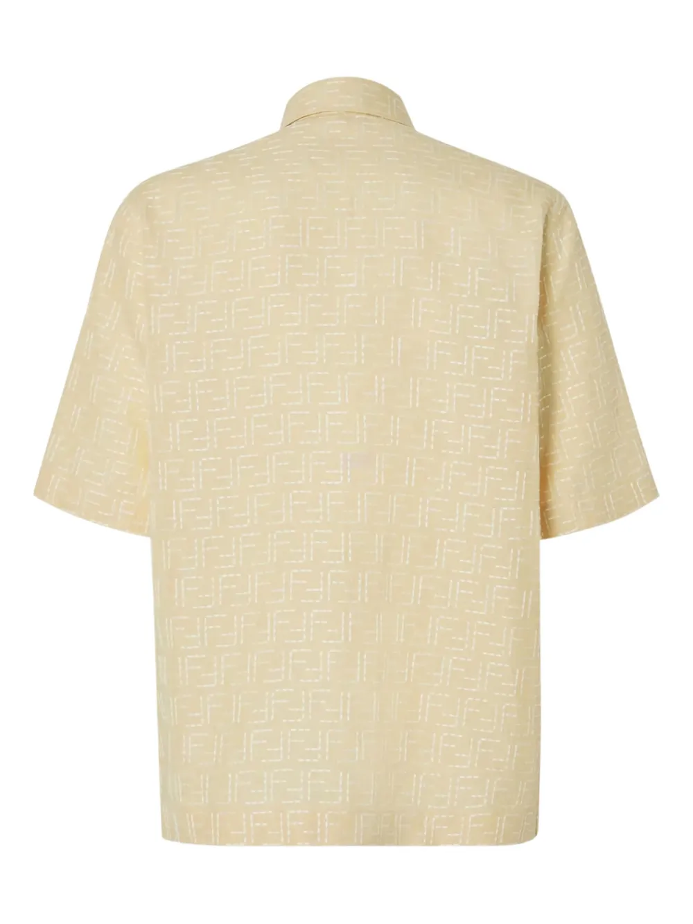 FENDI Overhemd met korte mouwen Beige