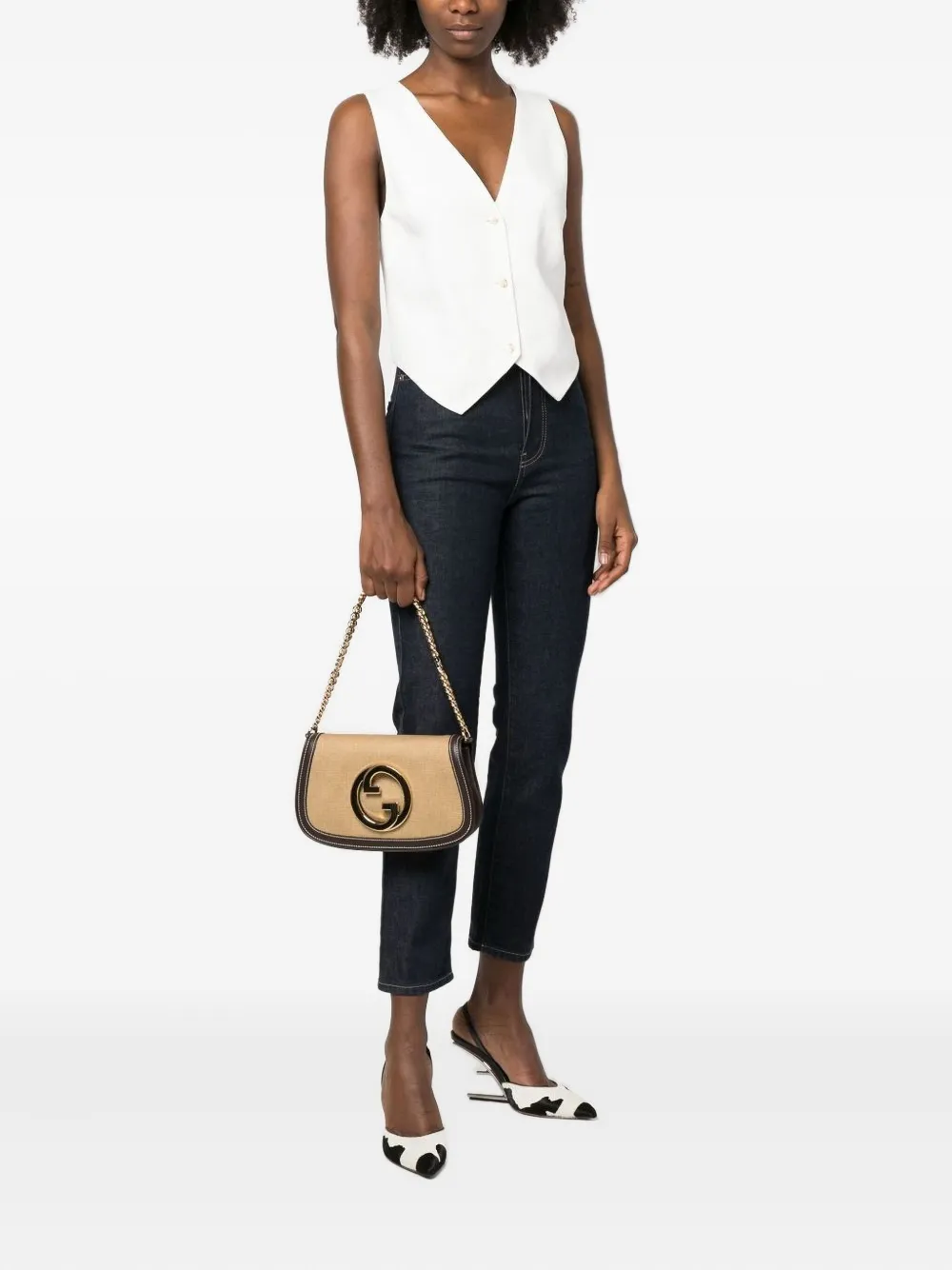 Gucci signature Interlocking G shoulder bag Beige