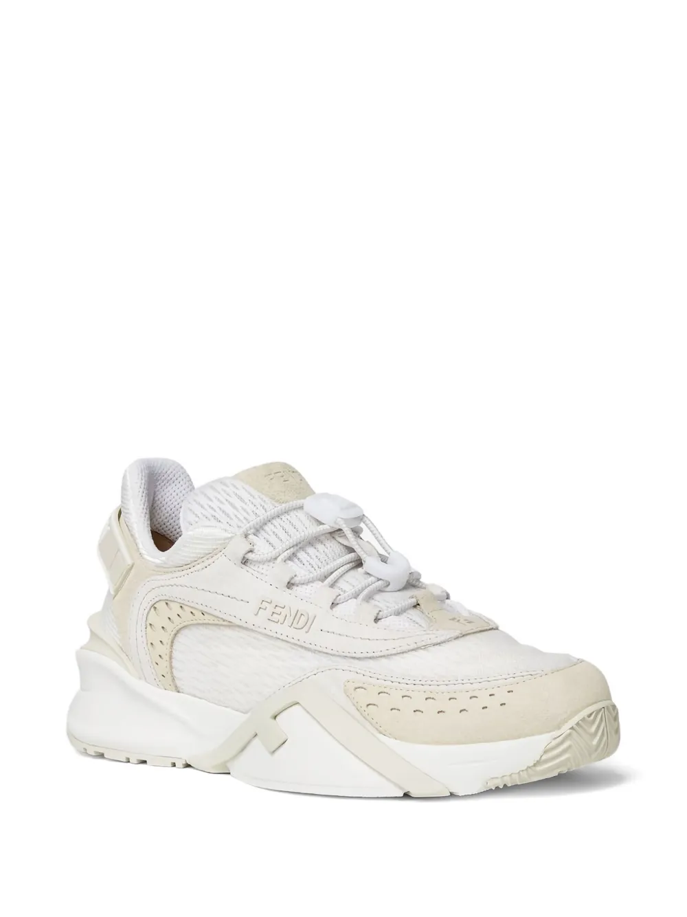 FENDI Leren sneakers - Wit