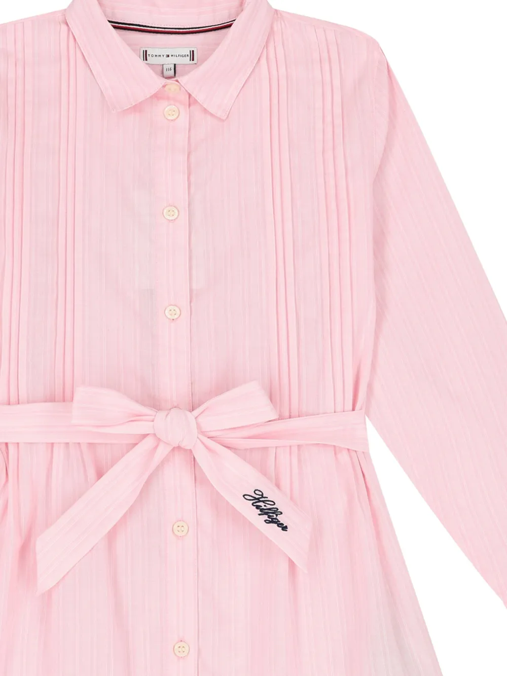 Tommy Hilfiger Junior embroidered-logo shirt dress | Girls Casual Dresses | Image 2