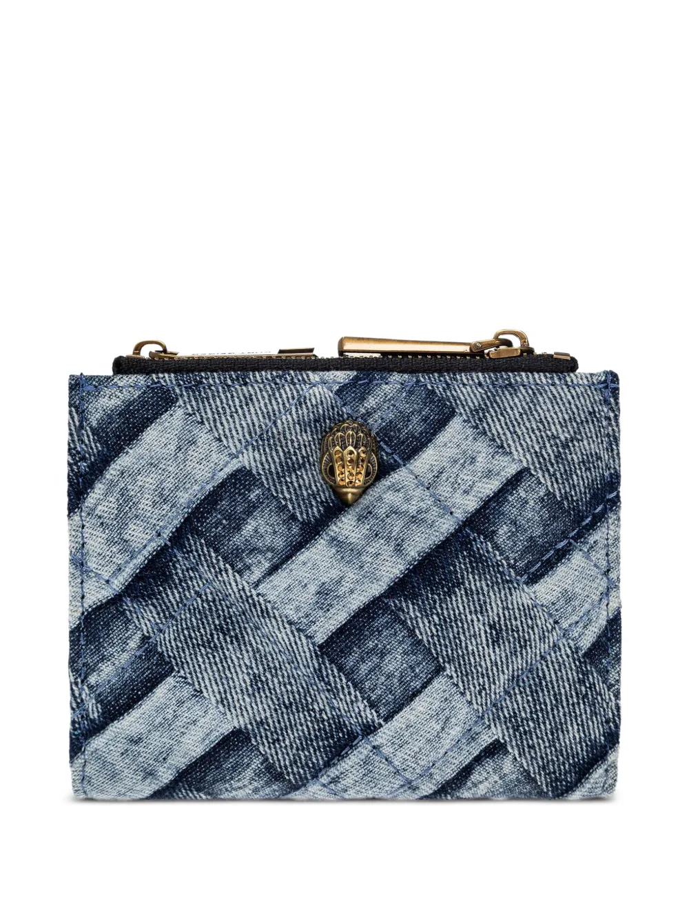 Kurt Geiger London denim patchwork mini purse | Blue | Image 1