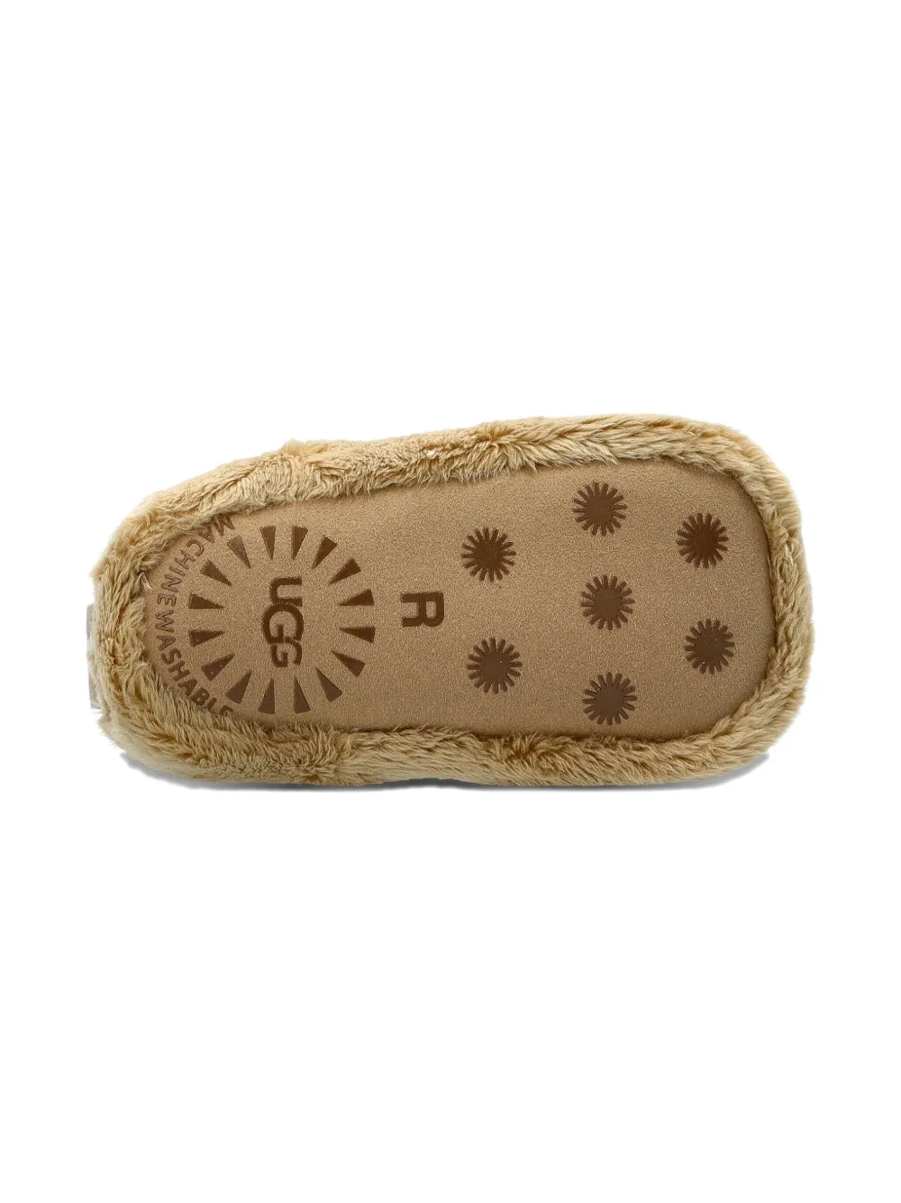 UGG Kids Geribbelde laarzen van imitatiebont Beige
