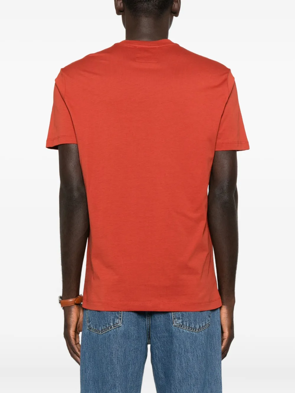 Emporio Armani T-shirt met logo Rood