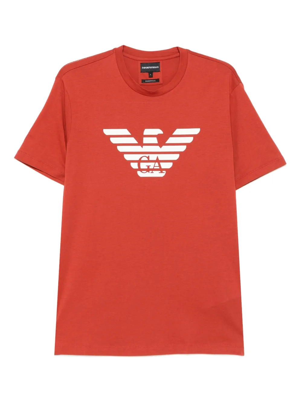 Emporio Armani eagle-logo T-shirt | Red | Image 1
