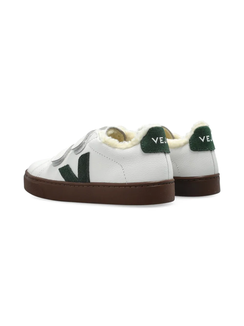VEJA Kids Esplar leather sneakers White