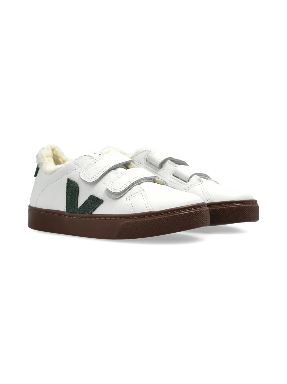VEJA Kids Esplar leather sneakers White