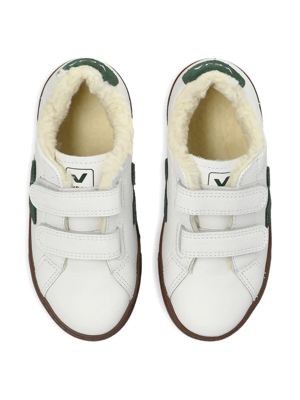 VEJA Kids Esplar leather sneakers White