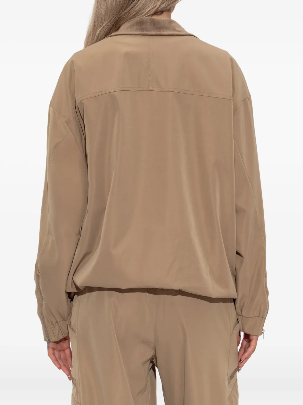Rethinkit Studios Zip-fastening Flap-pocket Jacket In Neutral