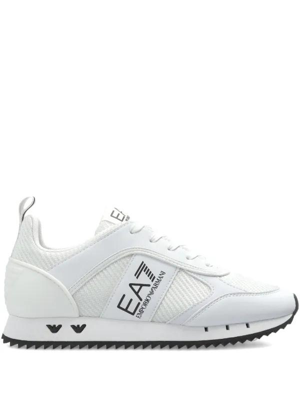 Ea7 Emporio Armani EA7 logo-detail Sneakers | White | FARFETCH