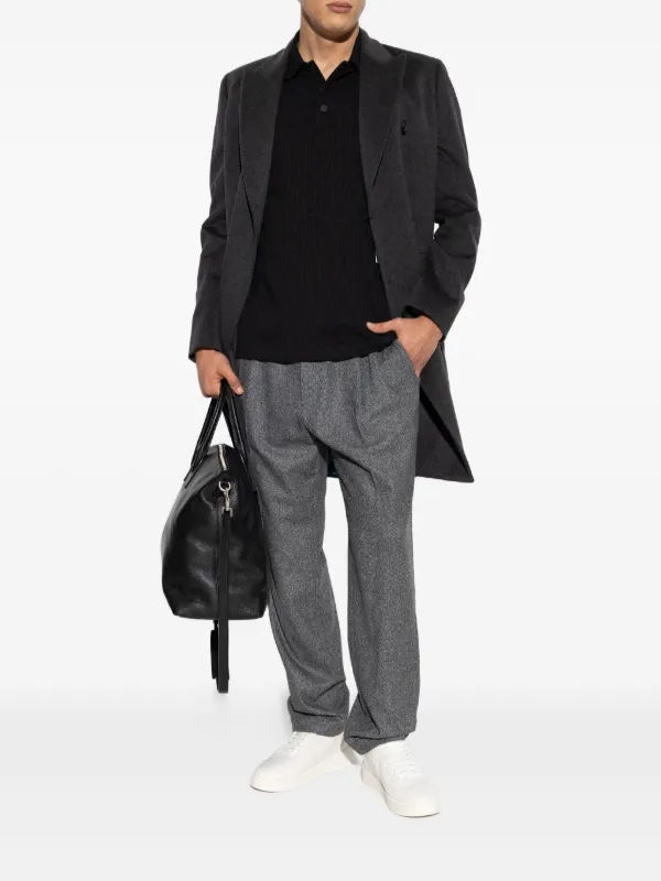 ✨ポールスミス PaulSmith ダブル ピー コート カシミア含